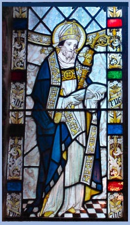 St. Swithin, stained glass